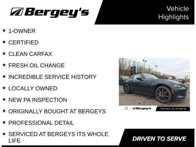 used 2024 Mazda MX-5 Miata RF car, priced at $33,689