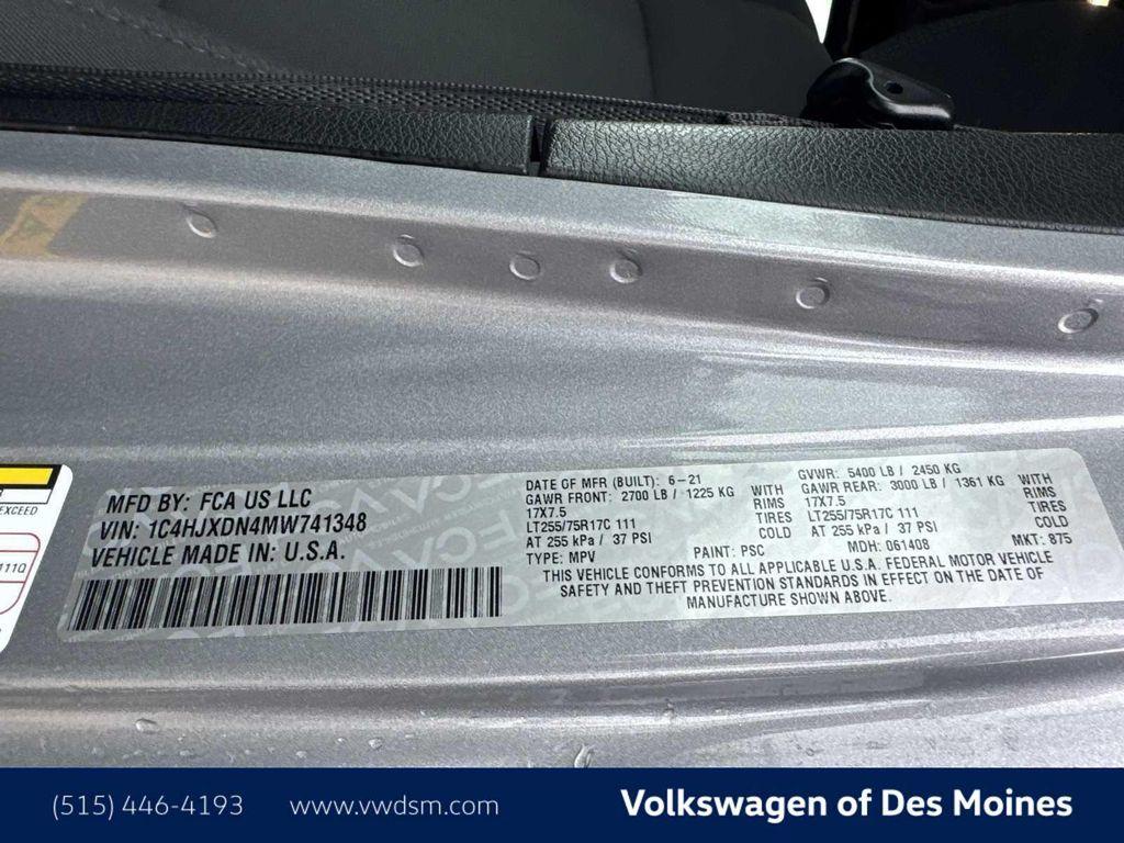 used 2021 Jeep Wrangler car, priced at $28,986