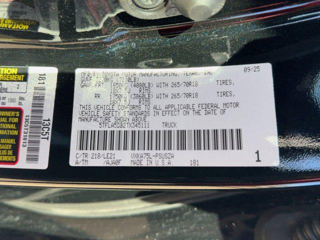 used 2026 Toyota Tundra car, priced at $53,996