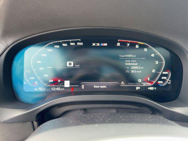 used 2022 BMW X3 M car, priced at $52,497
