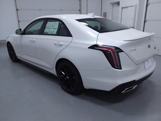 new 2025 Cadillac CT4 car, priced at $47,675