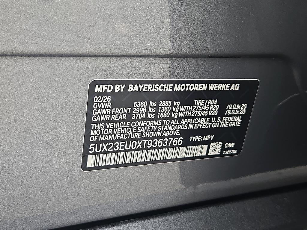 new 2026 BMW X5 car, priced at $77,950