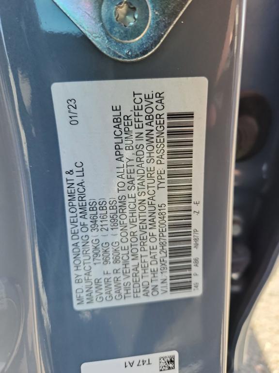 used 2023 Honda Civic car, priced at $24,900