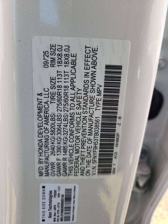 new 2026 Honda Passport car, priced at $51,150