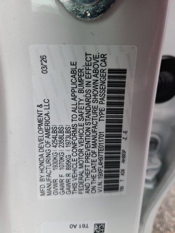 new 2026 Honda Civic Hybrid car, priced at $35,245