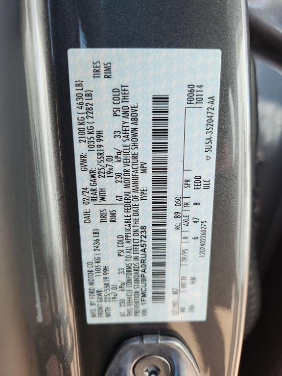 used 2024 Ford Escape car, priced at $30,800