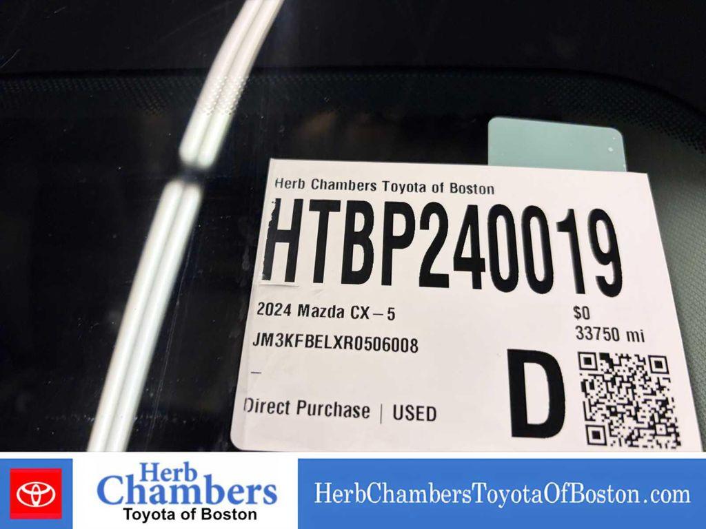 used 2024 Mazda CX-5 car, priced at $30,394