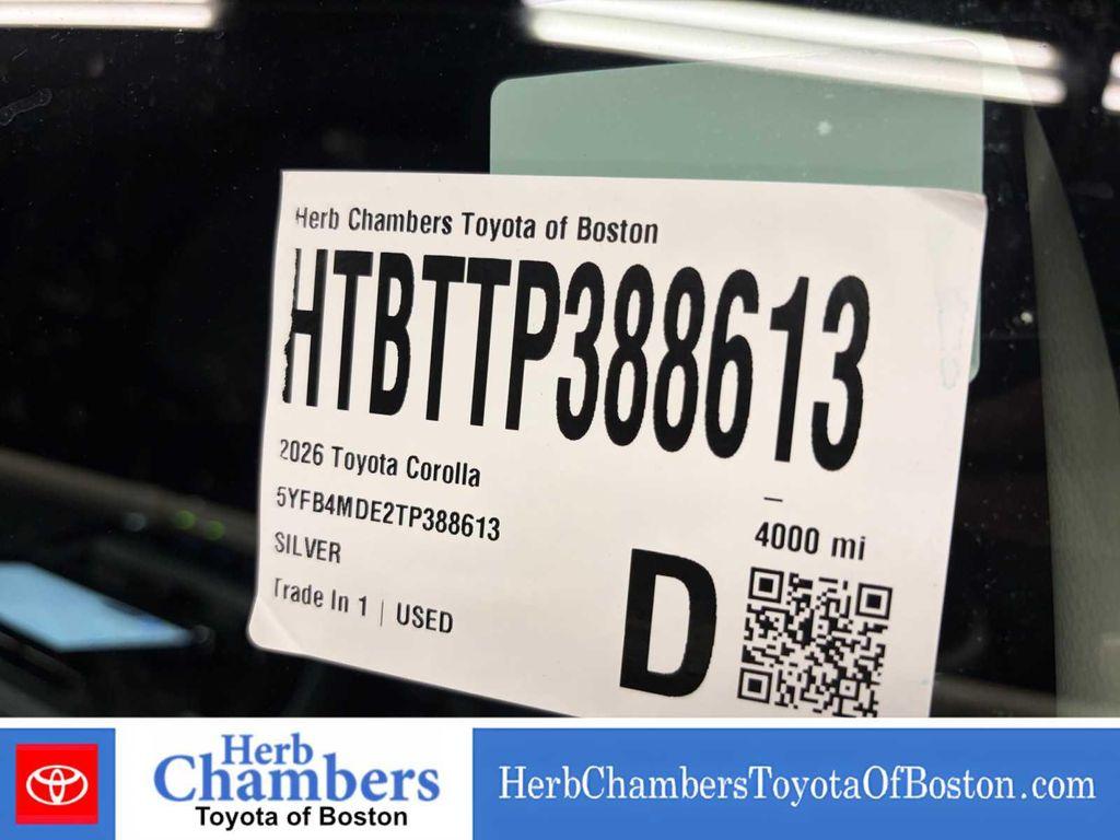used 2026 Toyota Corolla car, priced at $24,477