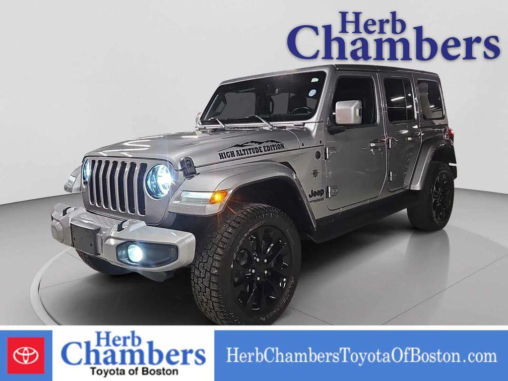 used 2020 Jeep Wrangler Unlimited car, priced at $28,497