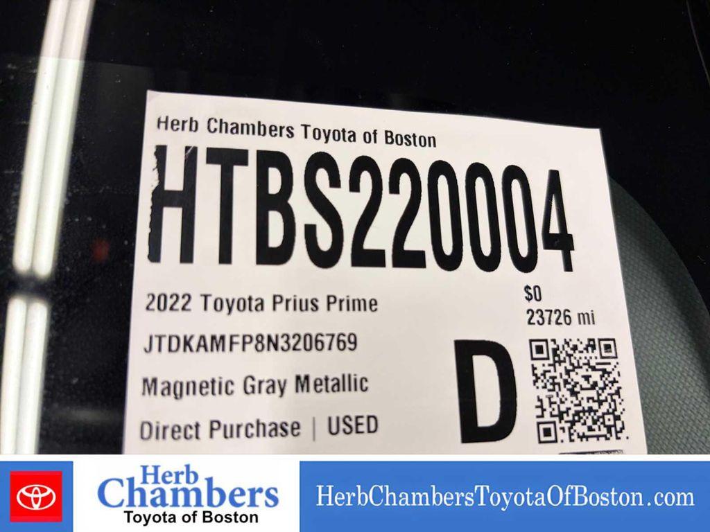 used 2022 Toyota Prius Prime car, priced at $25,397