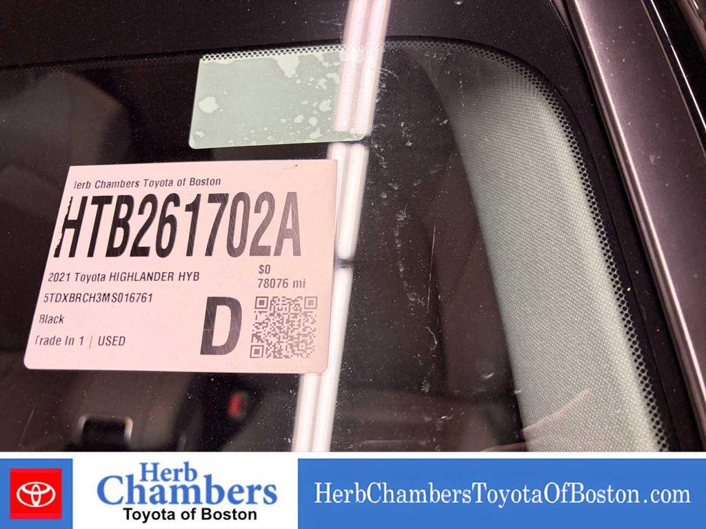 new 2021 Toyota Highlander Hybrid car