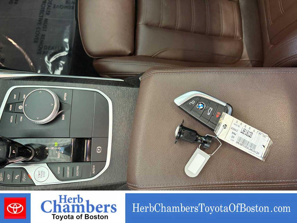 used 2020 BMW 330 car, priced at $22,297