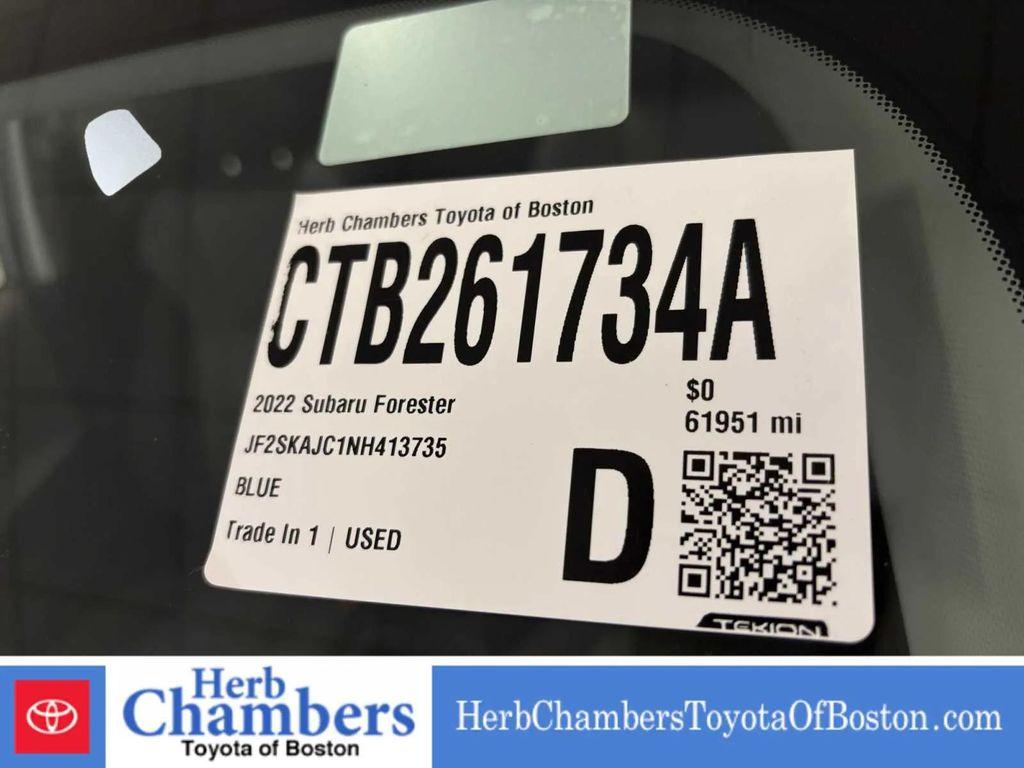 used 2022 Subaru Forester car, priced at $25,646