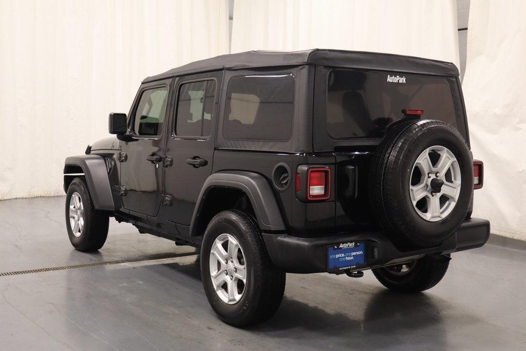 used 2022 Jeep Wrangler Unlimited car, priced at $29,595