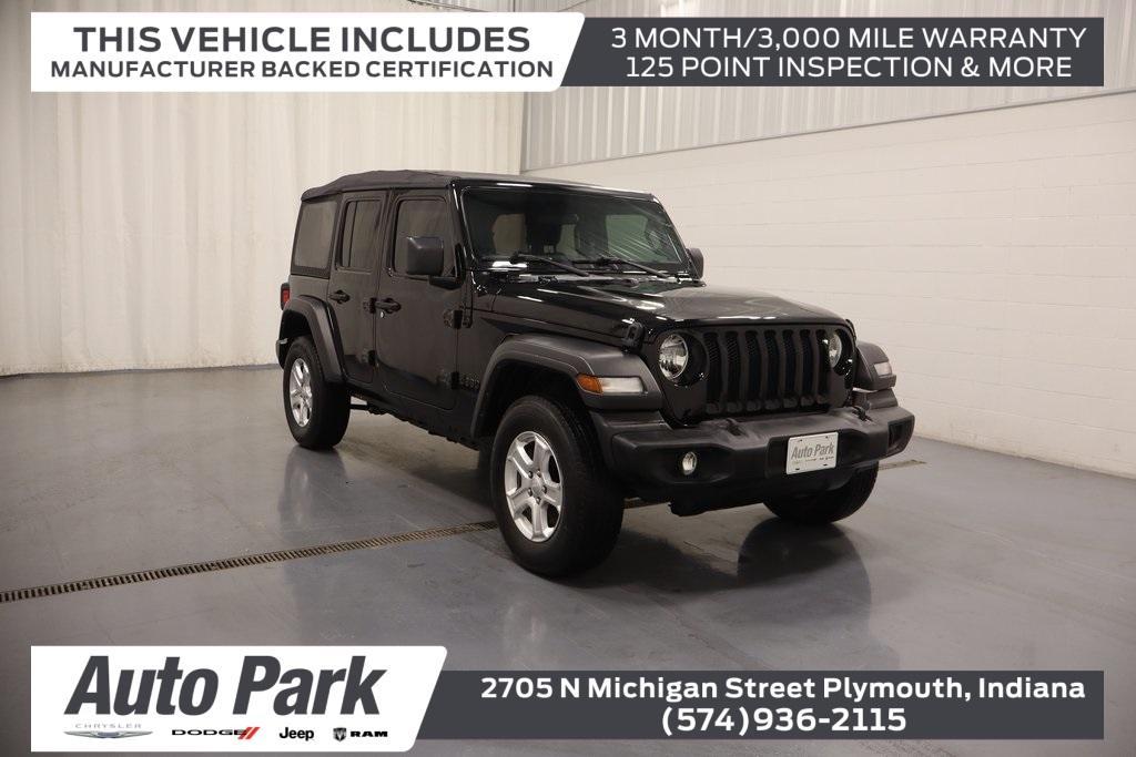 used 2022 Jeep Wrangler Unlimited car, priced at $29,595