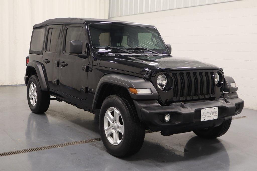 used 2022 Jeep Wrangler Unlimited car, priced at $29,595