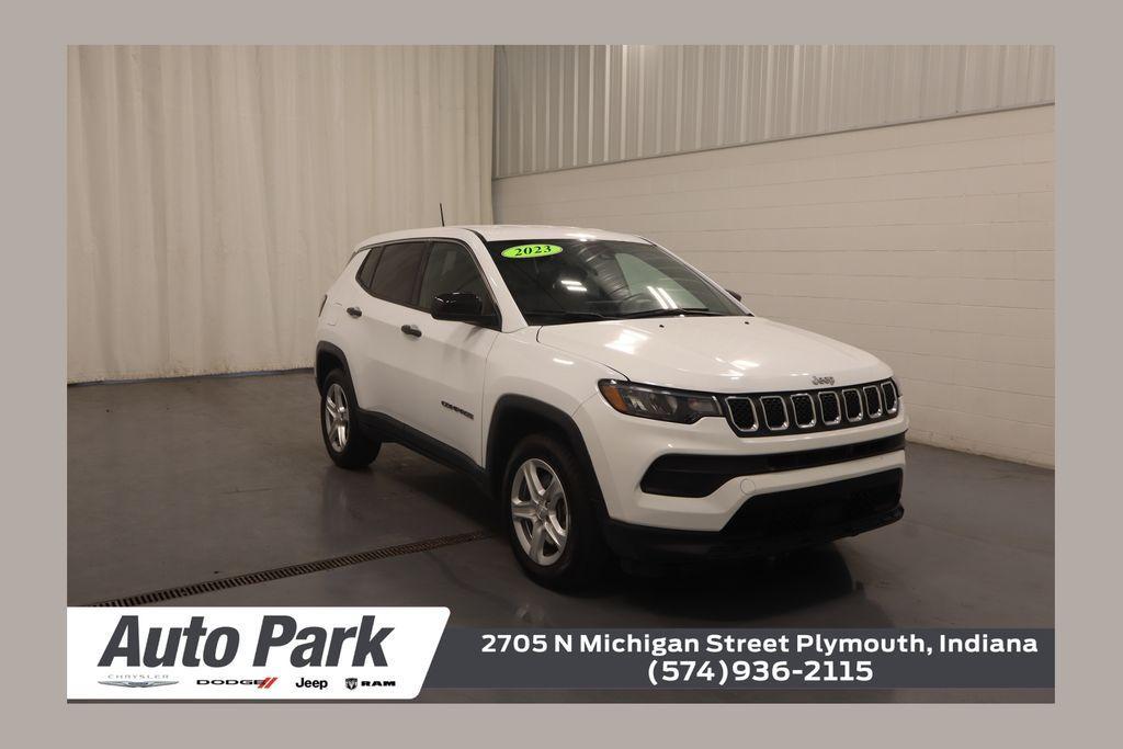 used 2023 Jeep Compass car, priced at $19,849