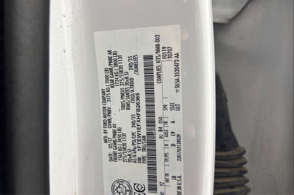 used 2017 Ford F-150 car, priced at $26,995