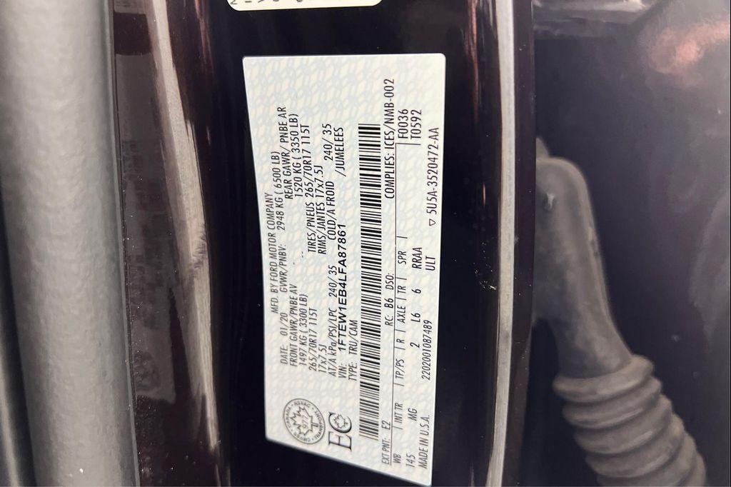 used 2020 Ford F-150 car, priced at $27,995