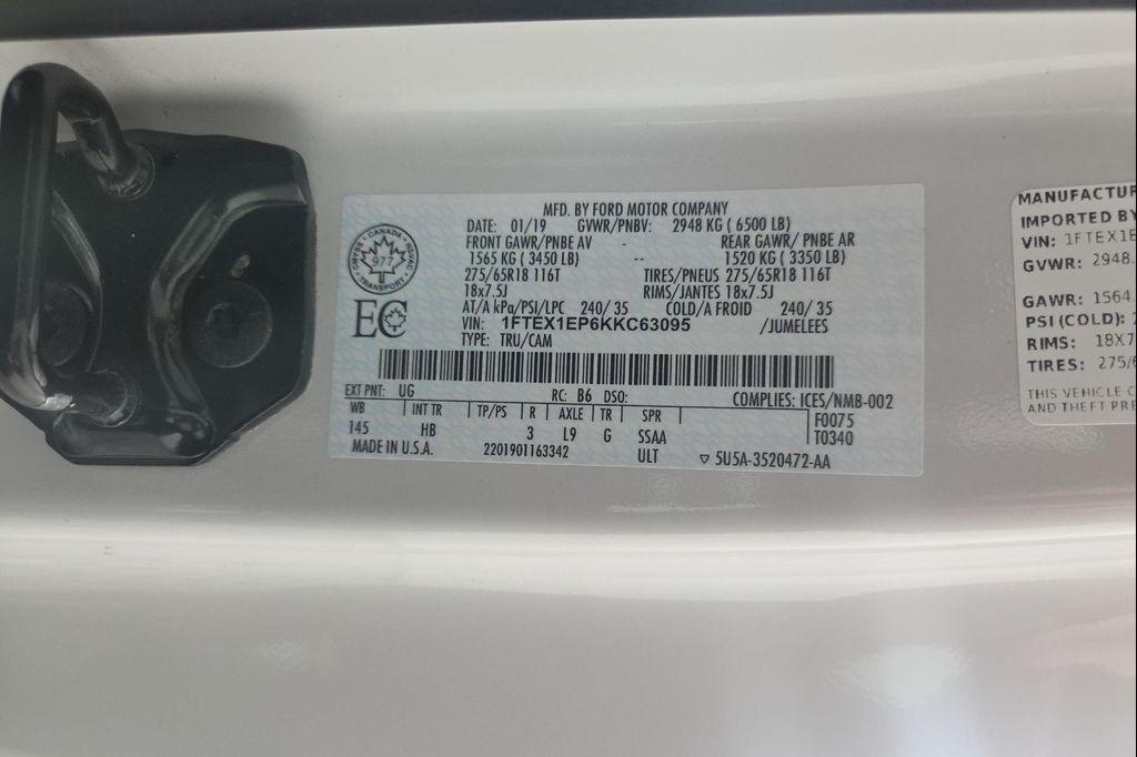 used 2019 Ford F-150 car, priced at $30,995