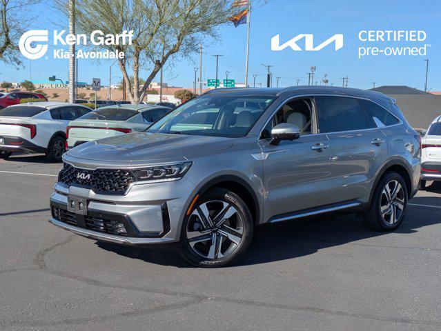 used 2023 Kia Sorento Plug-In Hybrid car, priced at $34,488