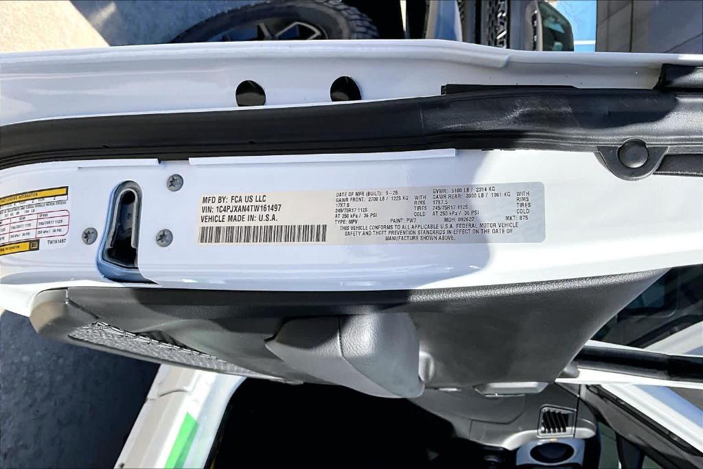 new 2026 Jeep Wrangler car, priced at $38,120