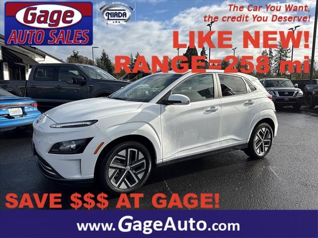 used 2023 Hyundai Kona EV car, priced at $18,888