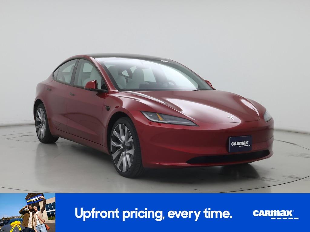 used 2025 Tesla Model 3 car, priced at $38,998