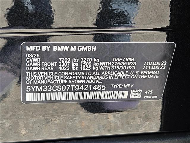 new 2026 BMW XM car, priced at $161,949