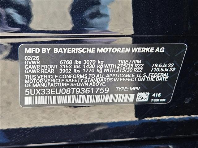 new 2026 BMW X5 car, priced at $105,549