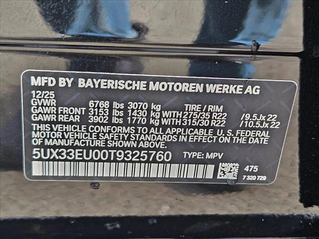 new 2026 BMW X5 car, priced at $97,800