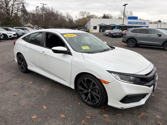 used 2021 Honda Civic car, priced at $19,700