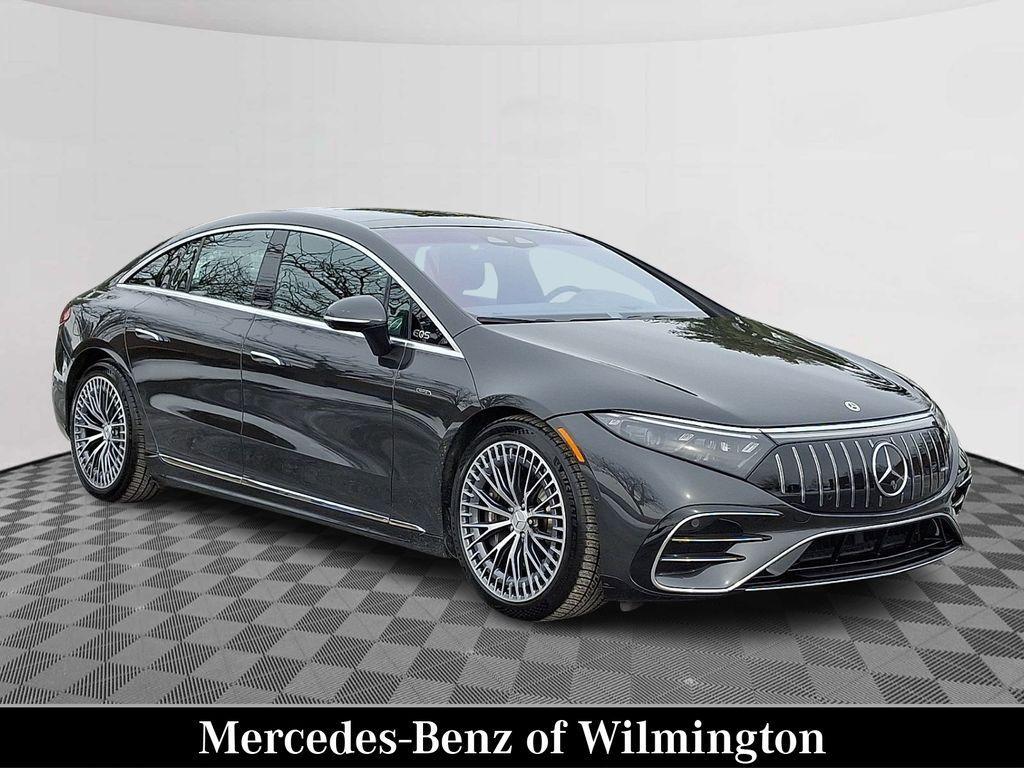 used 2023 Mercedes-Benz AMG EQS car, priced at $61,900