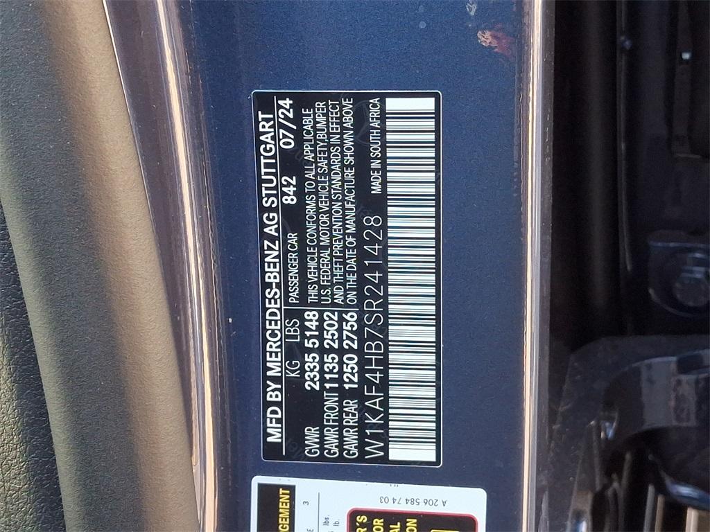 used 2025 Mercedes-Benz C-Class car, priced at $49,900