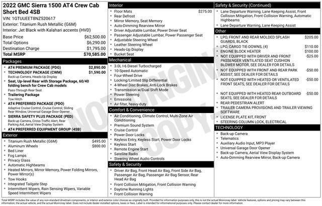 used 2022 GMC Sierra 1500 car