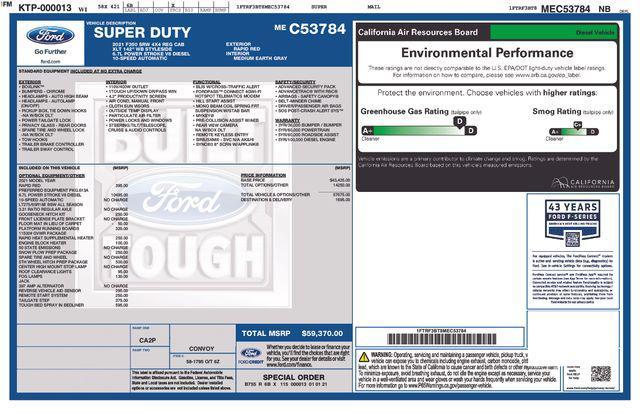 used 2021 Ford F-350 car, priced at $41,658