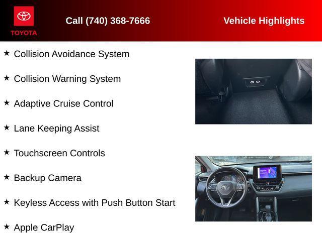used 2024 Toyota Corolla Cross car, priced at $24,500