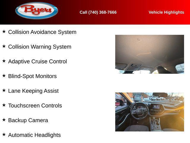 used 2024 Toyota Highlander car, priced at $31,900