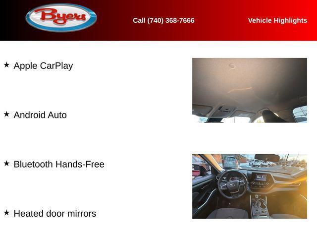 used 2024 Toyota Highlander car, priced at $31,900