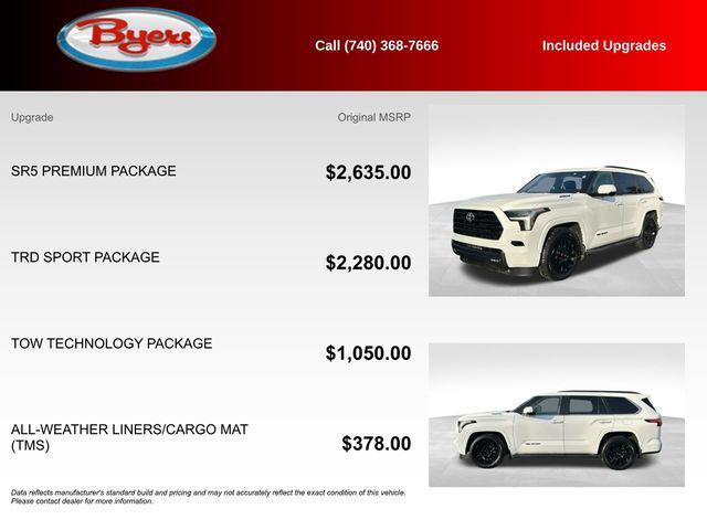 used 2025 Toyota Sequoia car, priced at $61,500