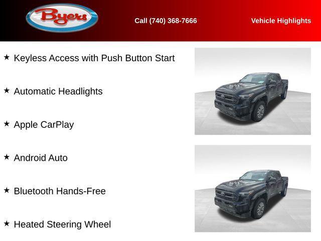 used 2024 Toyota Tacoma car, priced at $34,700