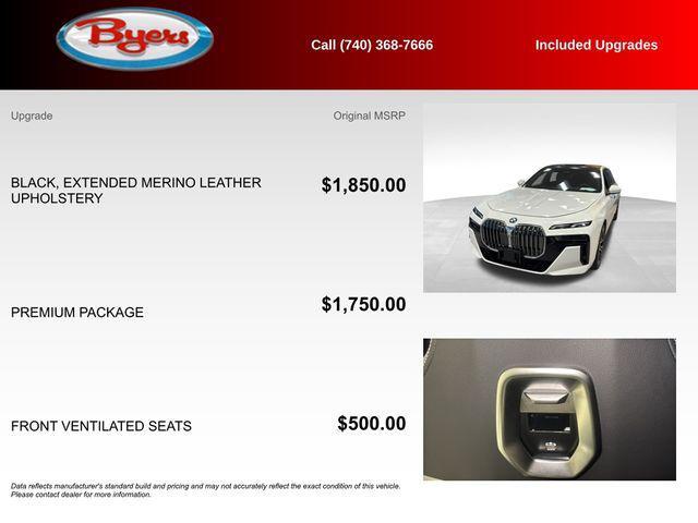 used 2025 BMW 740 car, priced at $63,900