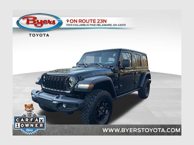 used 2025 Jeep Wrangler 4xe car, priced at $29,750