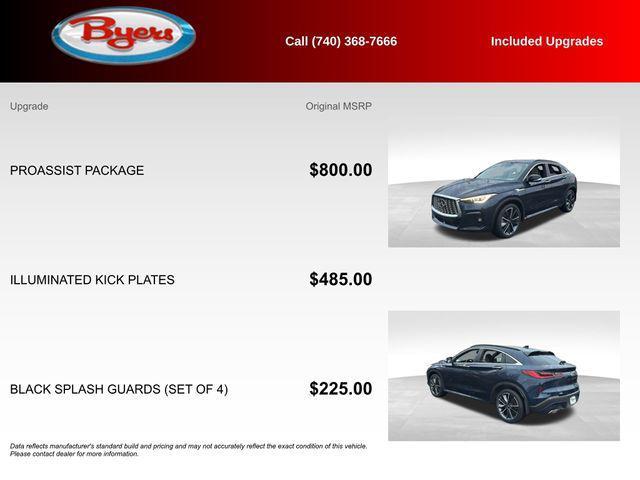 used 2022 INFINITI QX55 car, priced at $23,300