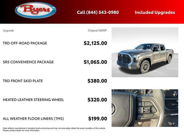 new 2026 Toyota Tundra car, priced at $54,128