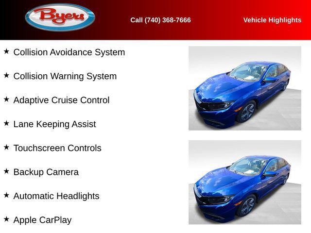 used 2021 Honda Civic car, priced at $16,900