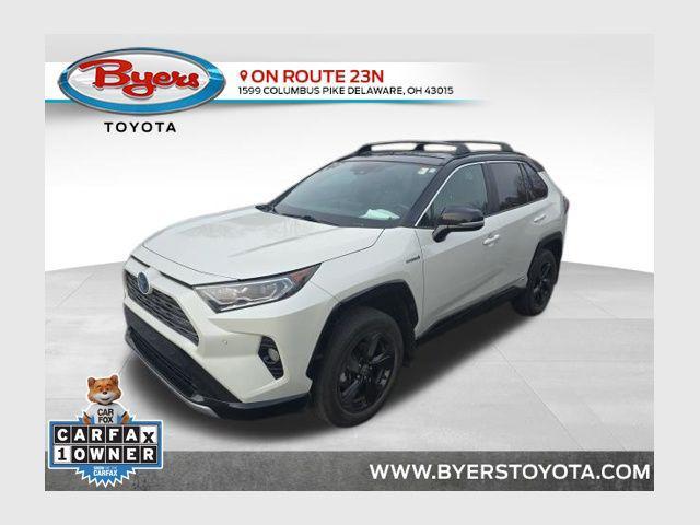 used 2021 Toyota RAV4 Hybrid car, priced at $30,900