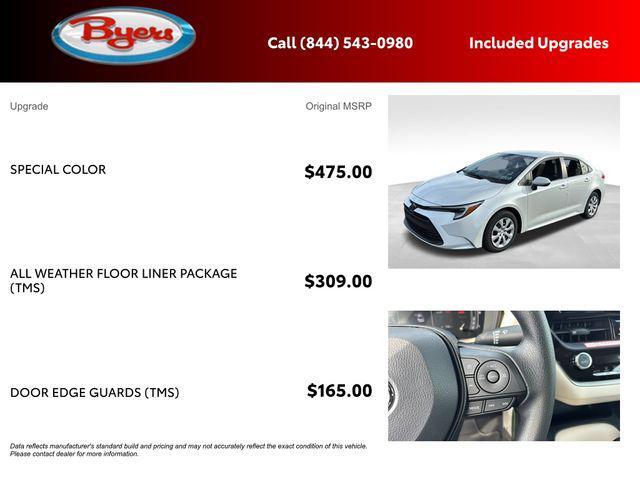 new 2026 Toyota Corolla Hybrid car, priced at $25,500