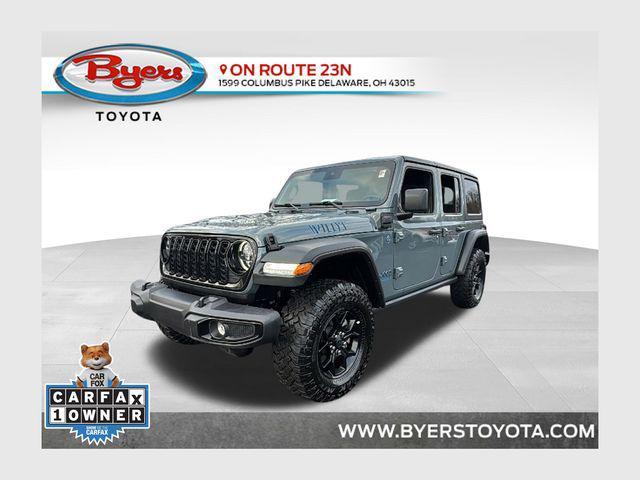 used 2025 Jeep Wrangler 4xe car, priced at $32,600