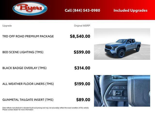 new 2025 Toyota Tacoma Hybrid car, priced at $54,464